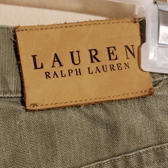 Ralph Lauren denim khaki green capri - Picture 4 of 6